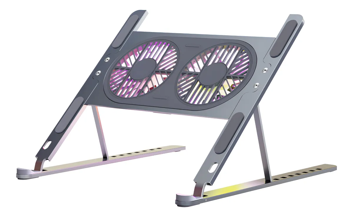 Base enfriadora KS con 6 ventiladores para laptop