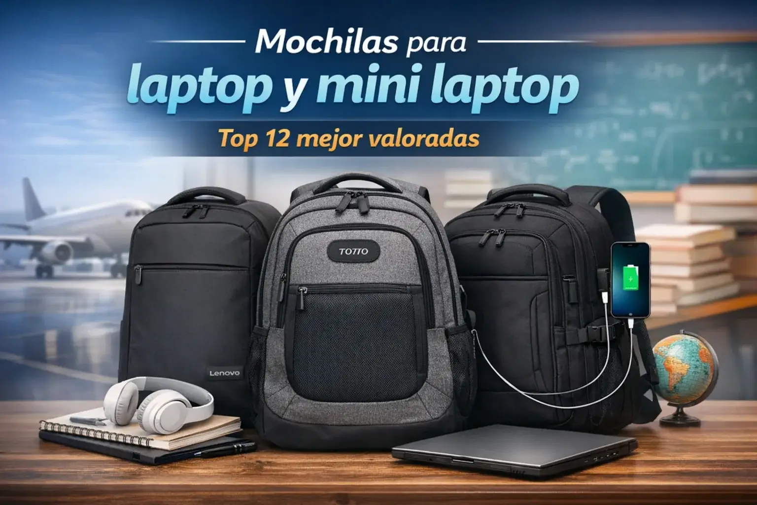 Mochilas para laptop y mini laptop – Top 12