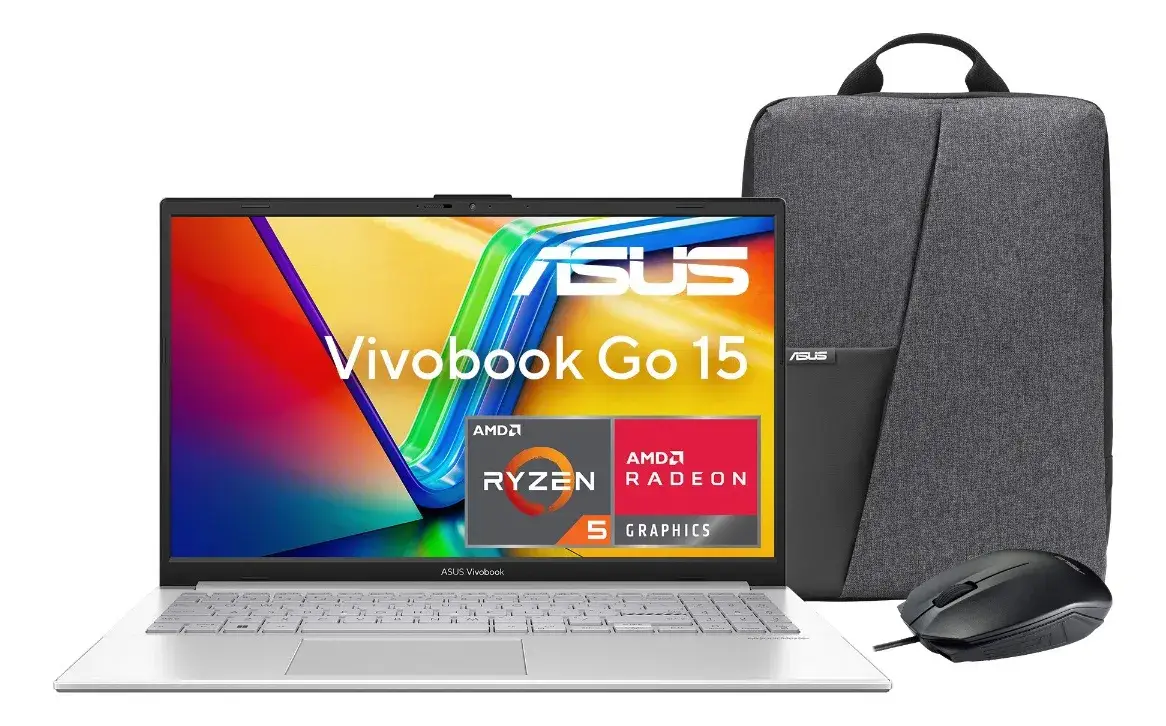 ASUS VivoBook 15 Ryzen 5 laptop para secundaria 8GB RAM 512GB SSD
